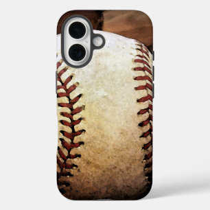 Baseball Artwork iPhone 16 Case