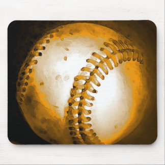 Baseball Artwork Mouse Pad