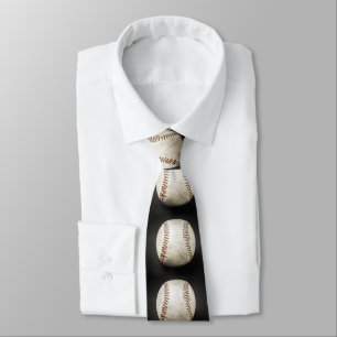 Baseball Artwork Neck Tie