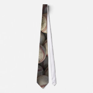 Baseball Artwork Neck Tie