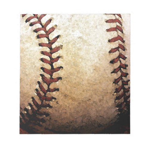 Baseball Artwork Notepad