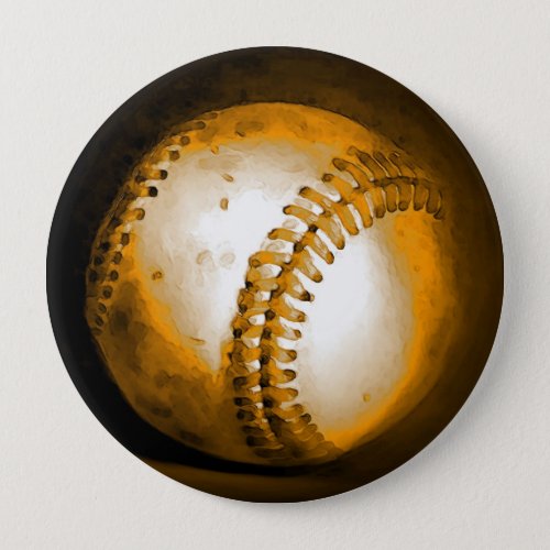 Baseball Artwork Pinback Button