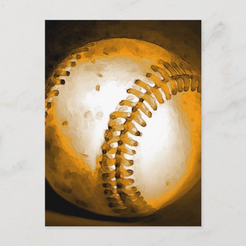 Baseball Artwork Postcard