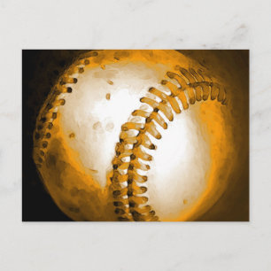 Baseball Artwork Postcard