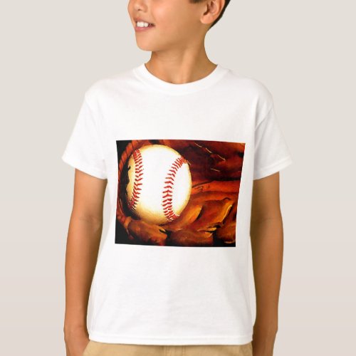 Baseball Artwork T_Shirt