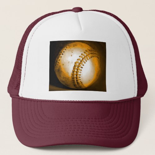 Baseball Artwork Trucker Hat