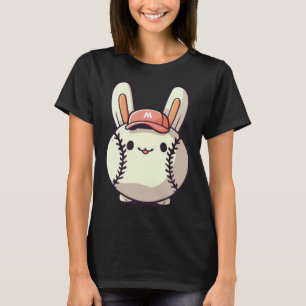 Baseball As Bunny Baseball Easter T-Shirt