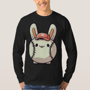 Baseball As Bunny Baseball Easter T-Shirt
