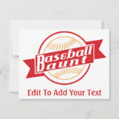 Baseball Aunt (Front)