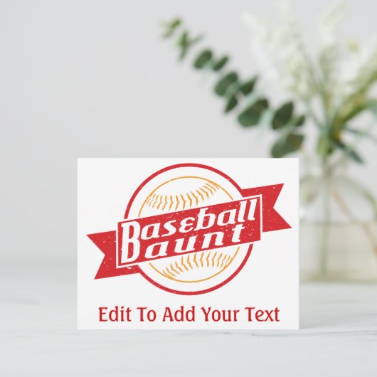 Baseball Aunt (Standing Front)