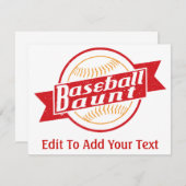 Baseball Aunt (Front/Back)