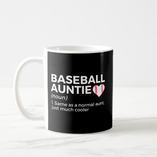 Baseball Auntie Definition Coffee Mug