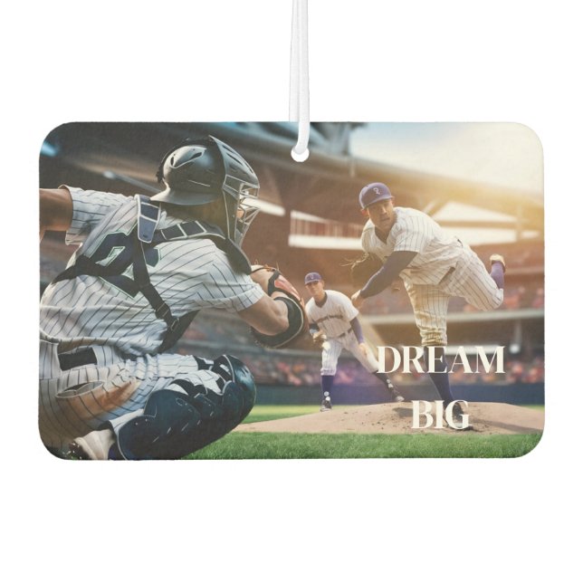 Baseball Auto Air Freshener (Front)