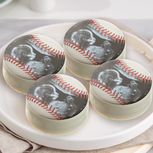 Baseball Baby Gender Reveal Sonagram Ultrasound Chocolate Covered Oreo