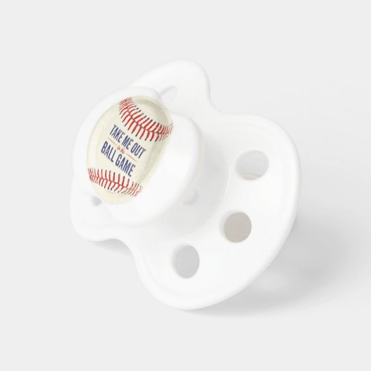 Baseball Baby Pacifier (Front Right)