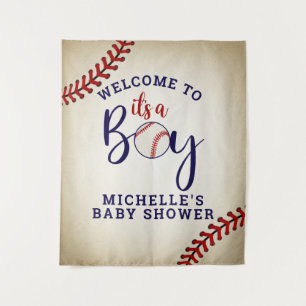 Baseball Baby Shower Backdrop