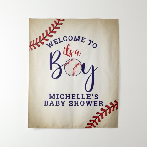 Baseball Baby Shower Backdrop