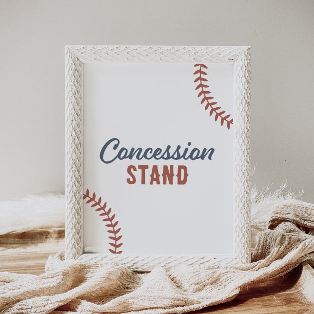 Baseball Baby Shower Concession Stand Sign (Creator Uploaded)