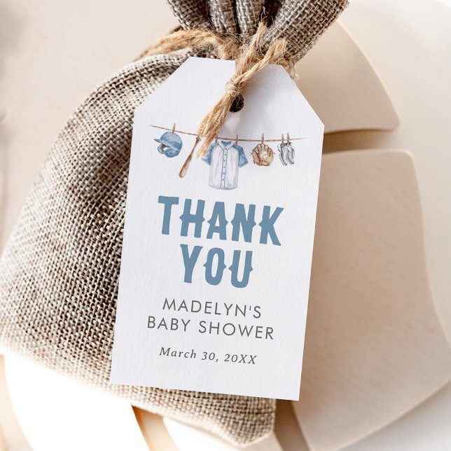 Baseball Baby Shower Favor Tag (Creator Uploaded)
