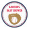 Baseball Baby Shower Favor Tag Stickers