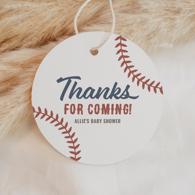 Baseball Baby Shower Favor Tags (Creator Uploaded)