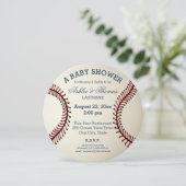 Baseball Baby Shower Invitation (Standing Front)