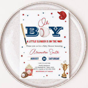 Baseball Baby Shower Invitation