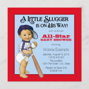 Baseball Baby Shower Invitation