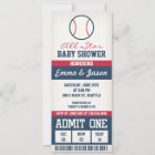 Baseball Baby Shower Invitation