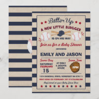 Baseball Baby Shower Invitation Baseball Shower