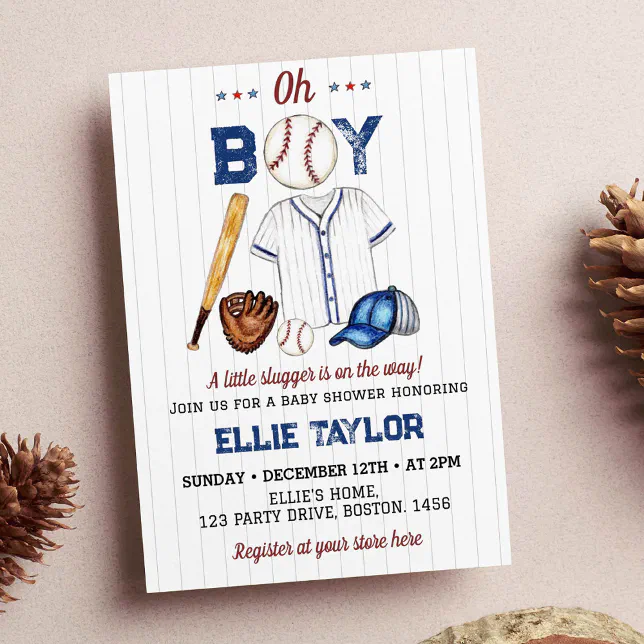 Banner In Tessuto Per Baseball Baby Shower - "A Little Slugger Is On The Way" - Sfondo Per Foto E Decorazioni Parete 1,5x1 M