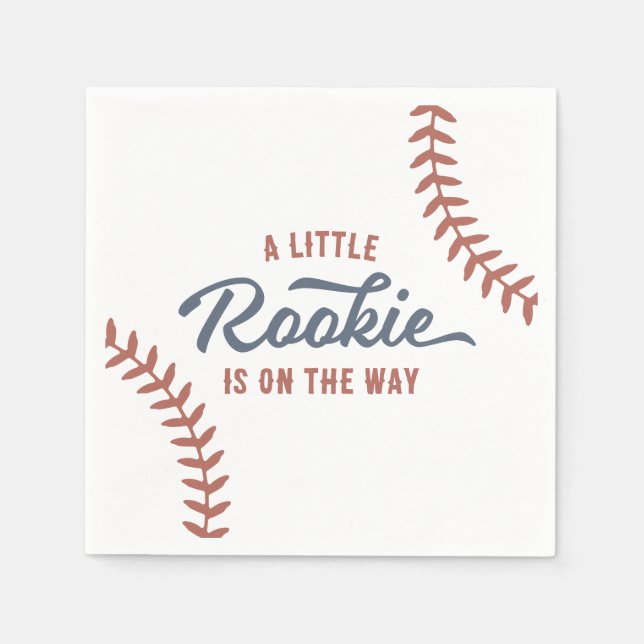 Baseball Baby Shower Napkins (Front)