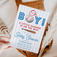 Baseball Baby Shower Sports Theme Invitation