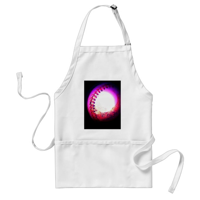 Baseball Ball Adult Apron (Front)