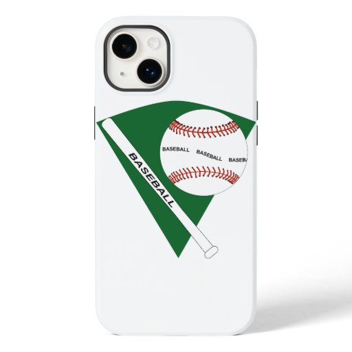 Baseball ball and bat Case-Mate iPhone 14 plus case