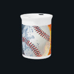 Baseball Ball Beverage Pitcher<br><div class="desc">Baseball Ball</div>