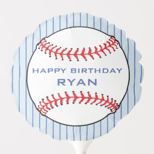 Baseball Ball Boy Happy Birthday Party Balloon