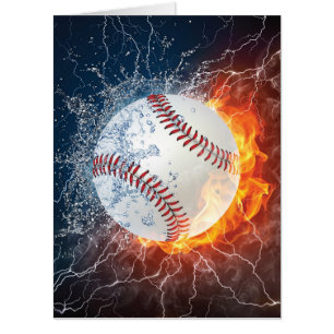 Baseball ball card