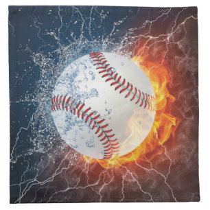Baseball ball cloth napkin