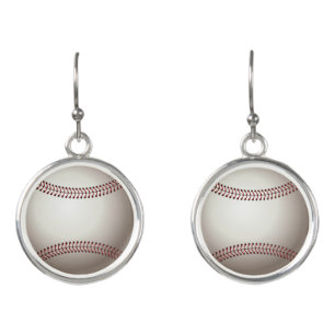 Baseball (ball) earrings