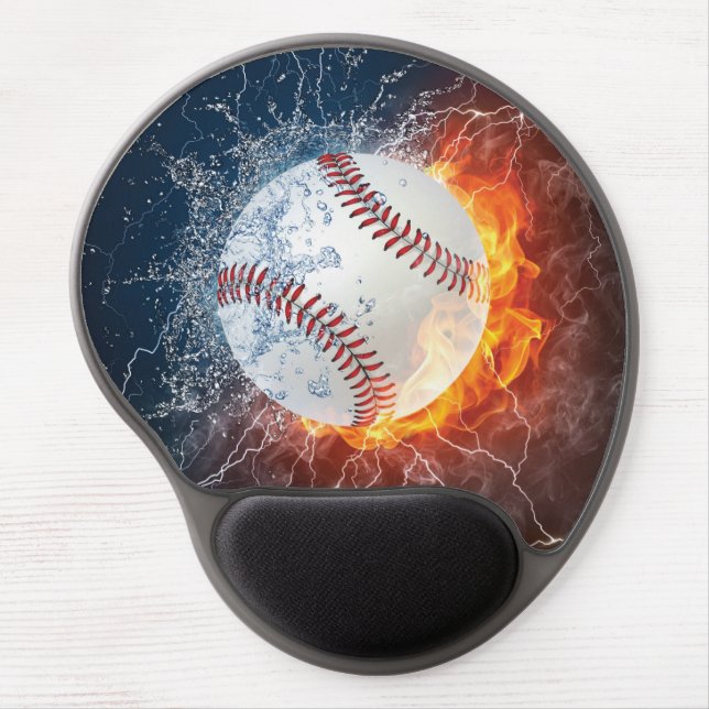 Baseball ball gel mouse pad (Front)