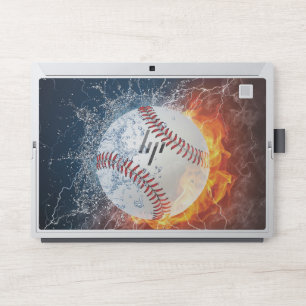 Baseball ball HP laptop skin