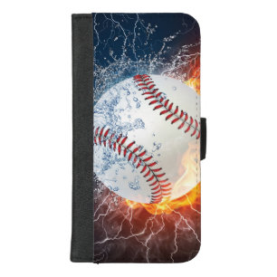 Baseball ball iPhone 8/7 plus wallet case