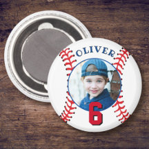 Baseball Ball Kids Birthday Photo
