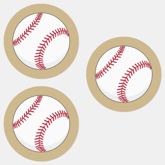Baseball Ball Labels (Group)