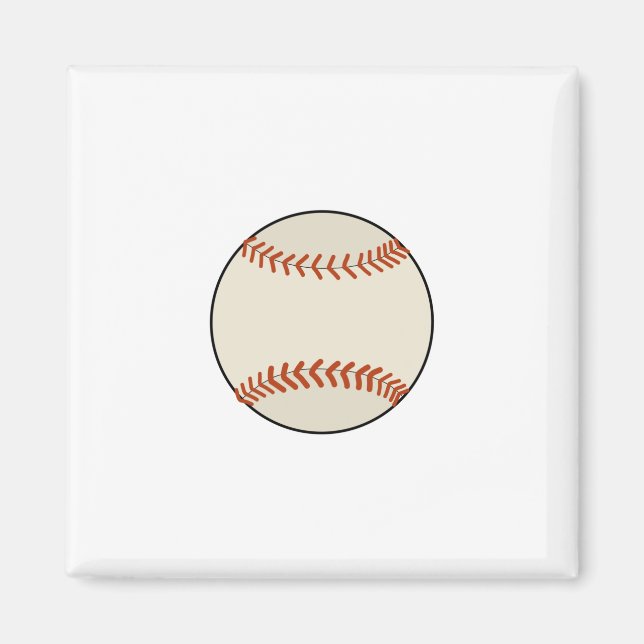 Baseball Ball Magnet (Front)