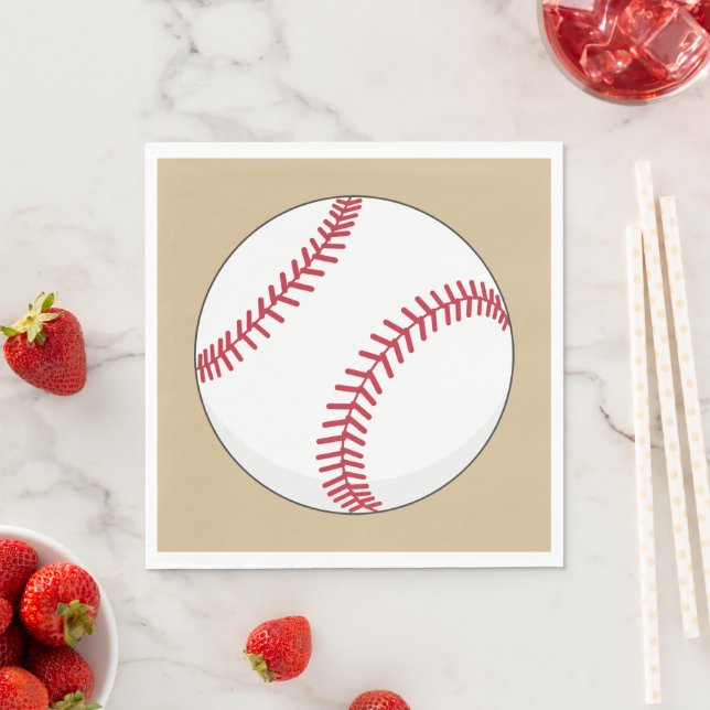 Baseball Ball Napkins (Insitu)