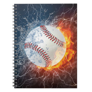 Baseball ball notebook