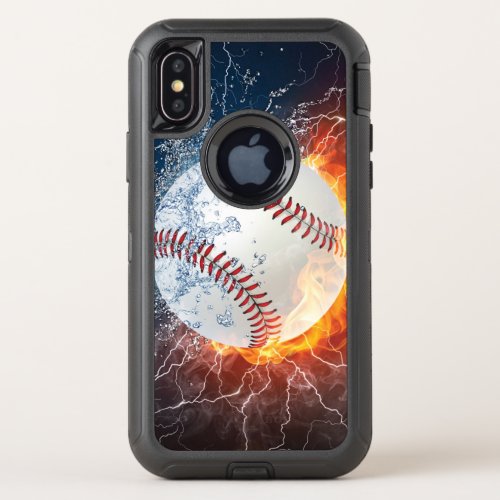 Baseball ball OtterBox defender iPhone x case