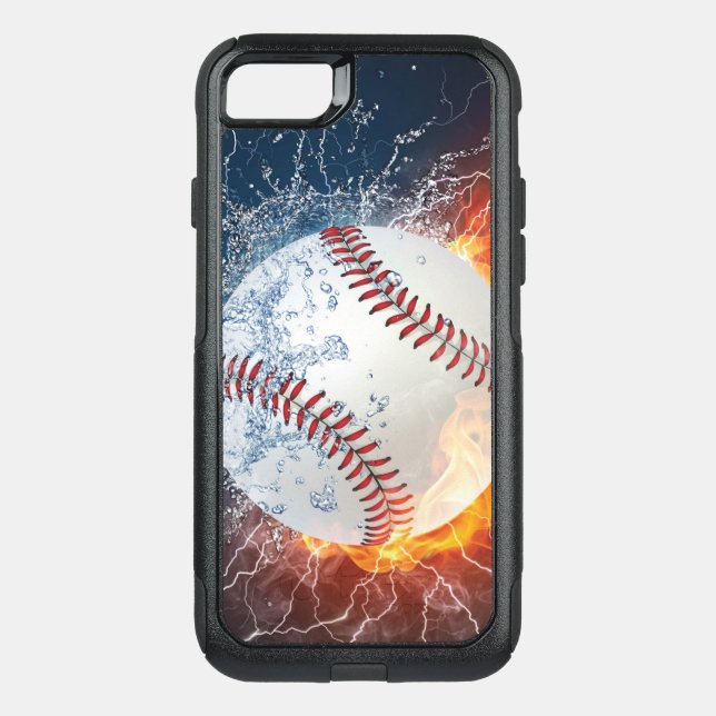 Baseball ball otterbox iPhone case (Back)